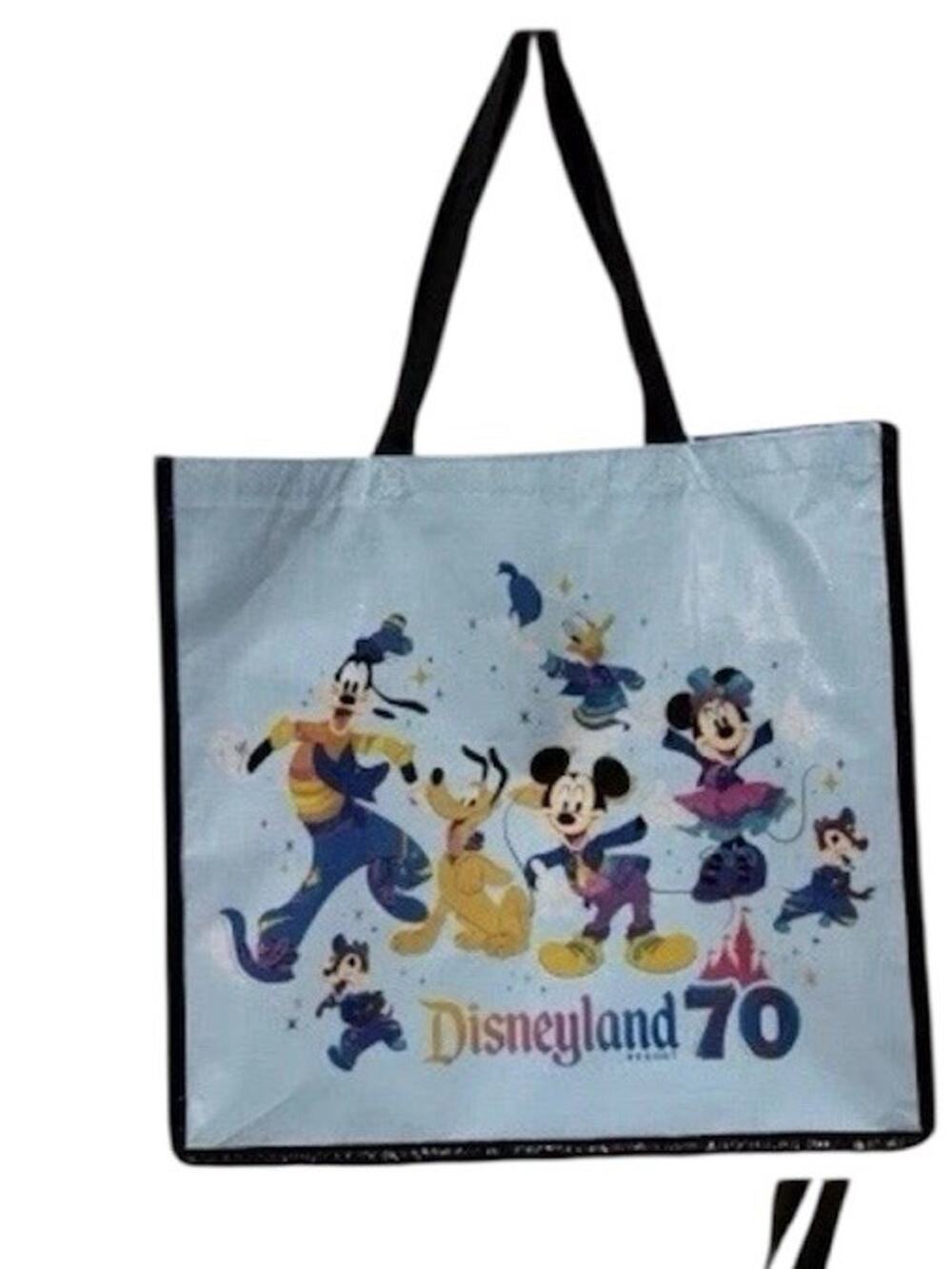2025 Disneyland 70th Anniversary Reusable Tote Bag Mickey Medium Size